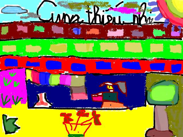 hoa-si-nhi/xem-tranh/61911/ngoi-truong-thu-2-cua-em.html