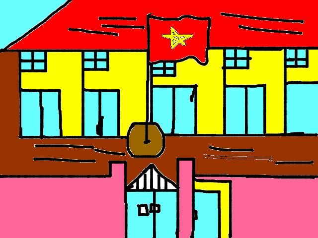 hoa-si-nhi/xem-tranh/62447/ngoi-truong-thanyeu-nhung-ngay-vao-he.html