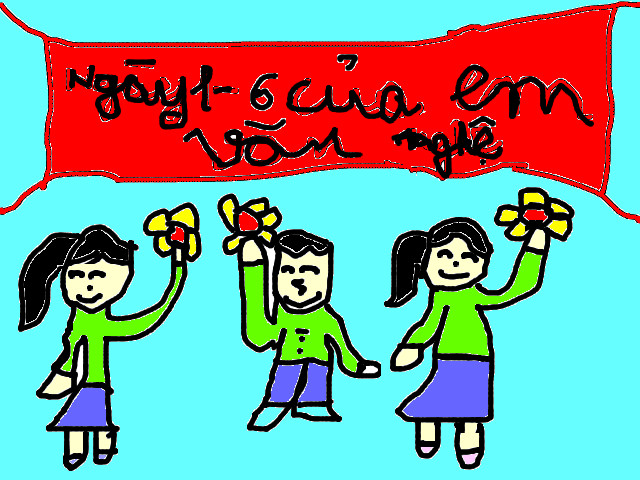 hoa-si-nhi/xem-tranh/63439/Ngay-1-6-cua-em.html