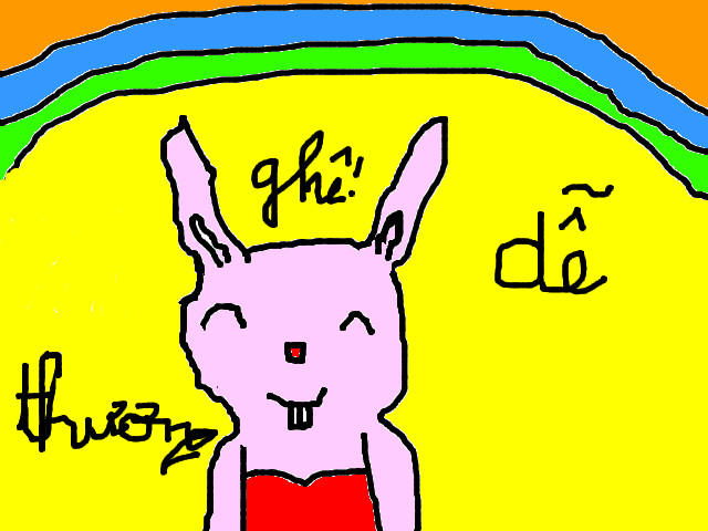 hoa-si-nhi/xem-tranh/63666/tho-va-cau-vong.html