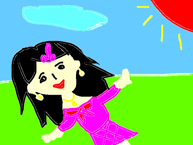hoa-si-nhi/xem-tranh/64131/em-nam-tren-bai-co.html