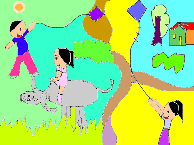 hoa-si-nhi/xem-tranh/66616/ve-que-noi.html