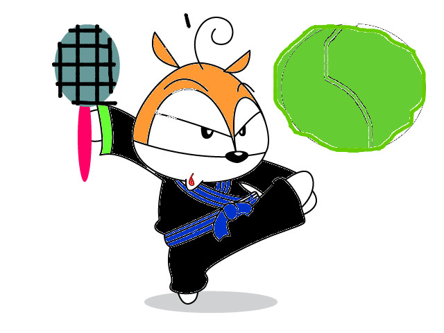 hoa-si-nhi/xem-tranh/67692/vo-Karate-Tennic.html