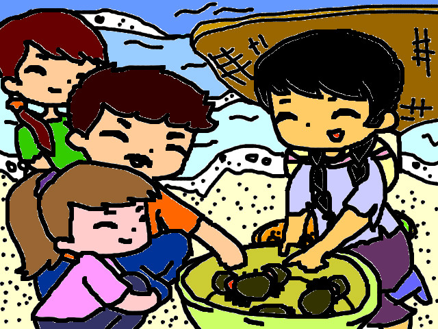 hoa-si-nhi/xem-tranh/67926/binh-minh-tren-bien.html