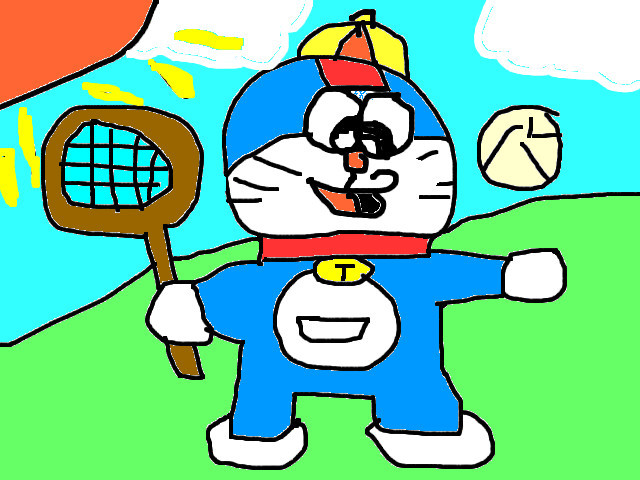 hoa-si-nhi/xem-tranh/68965/Doremon-ta-p-tennis.html