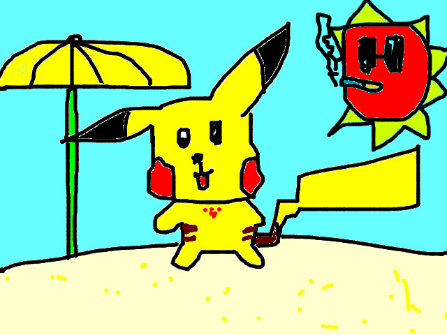 hoa-si-nhi/xem-tranh/69768/pikachu-va-bo-bien.html