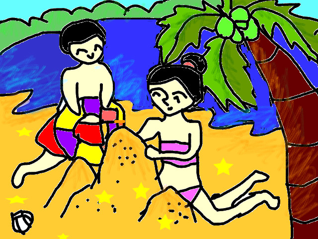 hoa-si-nhi/xem-tranh/70700/vui-he-tam-bien.html