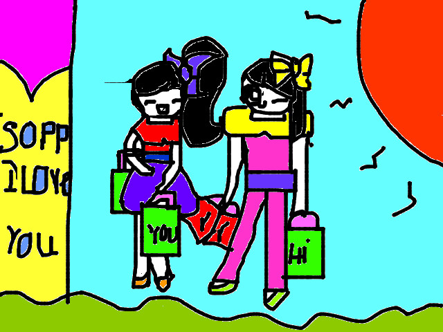 hoa-si-nhi/xem-tranh/72141/shopping-mua-he.html