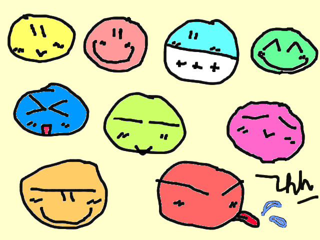 hoa-si-nhi/xem-tranh/73100/funny-faces.html