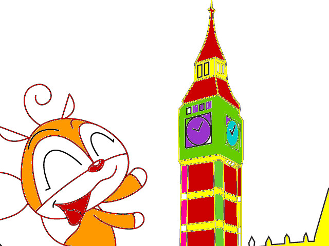 hoa-si-nhi/xem-tranh/73231/soc-nhi-di-tham-Thap-Big-Ben.html