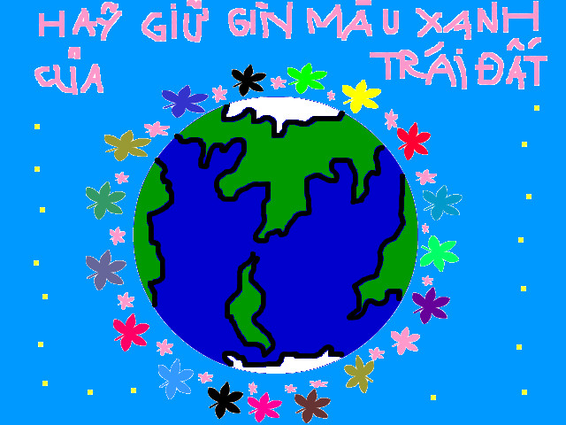 hoa-si-nhi/xem-tranh/74480/GIU-GIN-MAU-XANH-QUE-HUONG.html