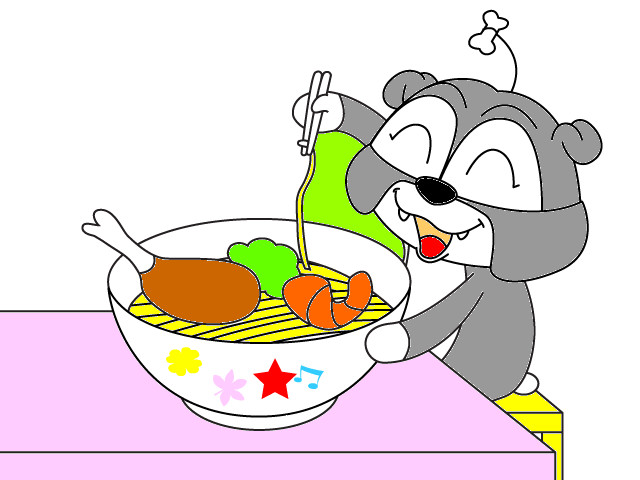 hoa-si-nhi/xem-tranh/74769/cho-bun-an-do-an.html