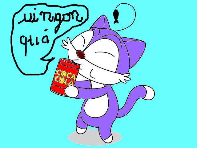 hoa-si-nhi/xem-tranh/74934/Meo-meo-uong-nuoc-ngot.html