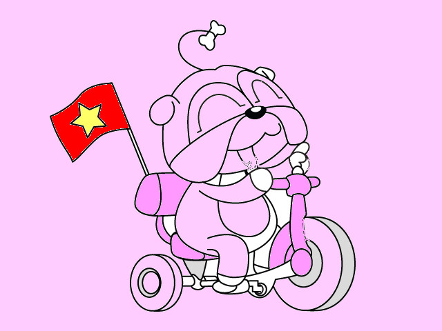 hoa-si-nhi/xem-tranh/75010/ChoBun-di-xe-dap.html