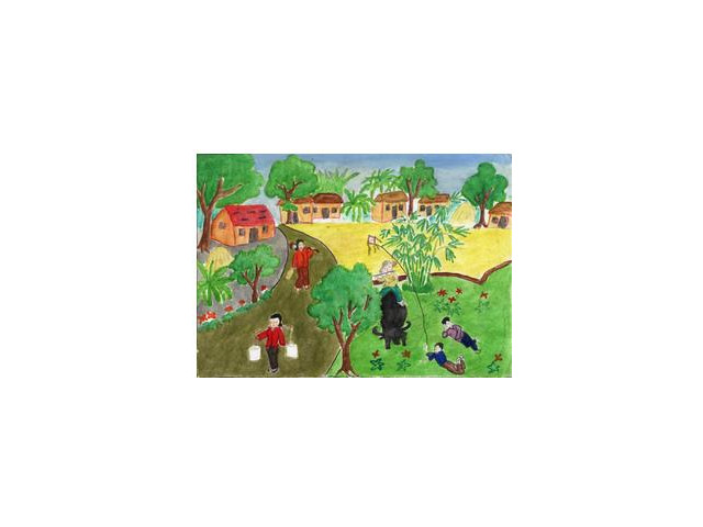 hoa-si-nhi/xem-tranh/75229/la-ng-que-Vie-t-Nam.html