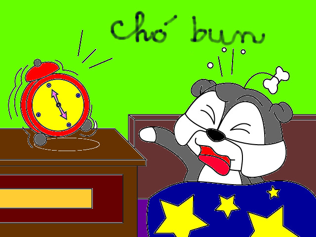 hoa-si-nhi/xem-tranh/75396/cho-bun-dey-tre.html