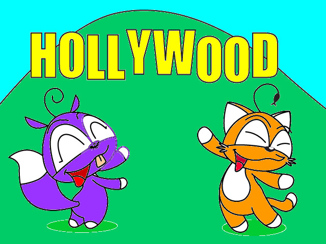 hoa-si-nhi/xem-tranh/76211/bunn-va-goby-didu-lich-o-hollywood.html