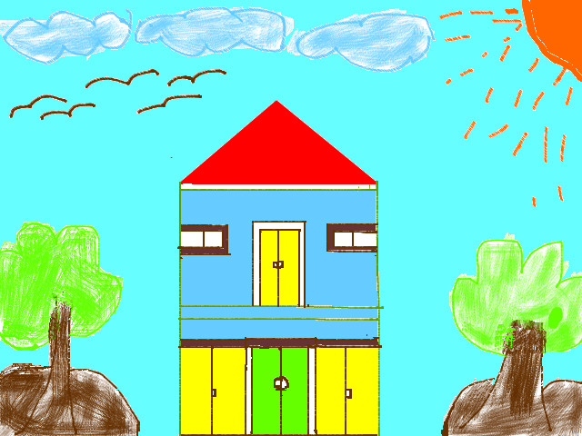 hoa-si-nhi/xem-tranh/76353/ngoi-nha-cua-em.html