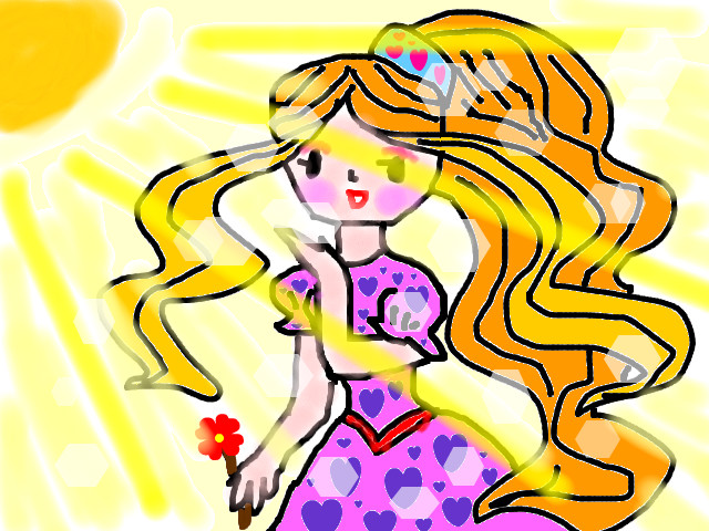hoa-si-nhi/xem-tranh/76962/Sunshine-princess.html