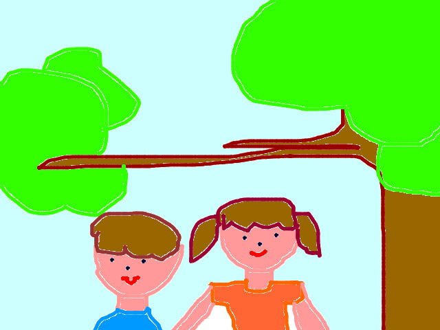 hoa-si-nhi/xem-tranh/77106/Khu-vuon-de-thuong.html