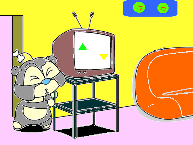 hoa-si-nhi/xem-tranh/77445/Vao-nha-xem-tivi.html