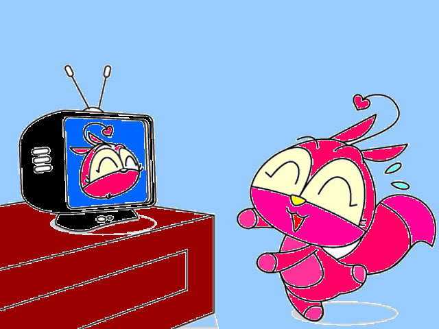 hoa-si-nhi/xem-tranh/77538/soc-ut-thay-minh-tren-tv.html
