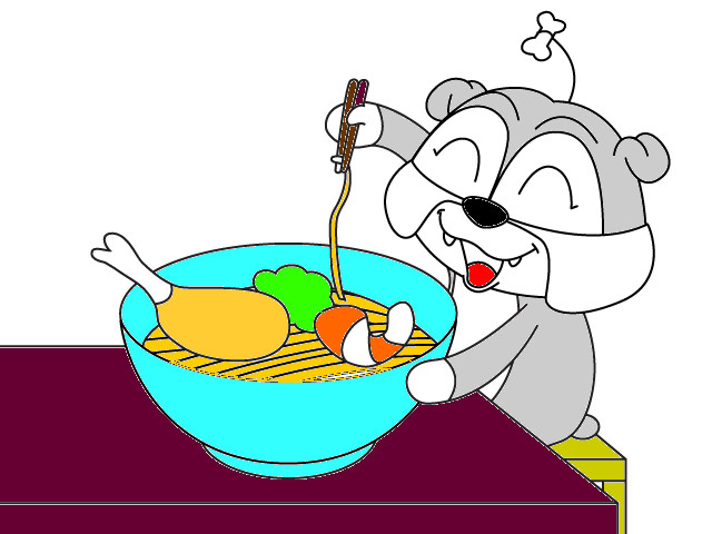 hoa-si-nhi/xem-tranh/77678/cho-bun-an-my.html