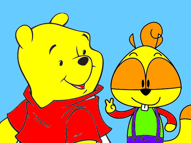 hoa-si-nhi/xem-tranh/78616/pooh-and-Soc-Nhi.html
