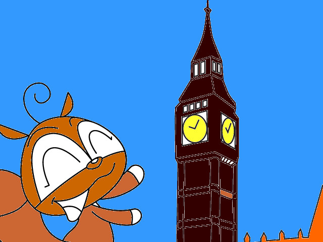 hoa-si-nhi/xem-tranh/79666/Soc-nhi-di-choi-o-My-Canh-dong-ho-BIG-BEN.html