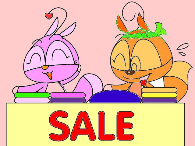 hoa-si-nhi/xem-tranh/79722/hai-chu-soc-dj-mua-do-sale.html
