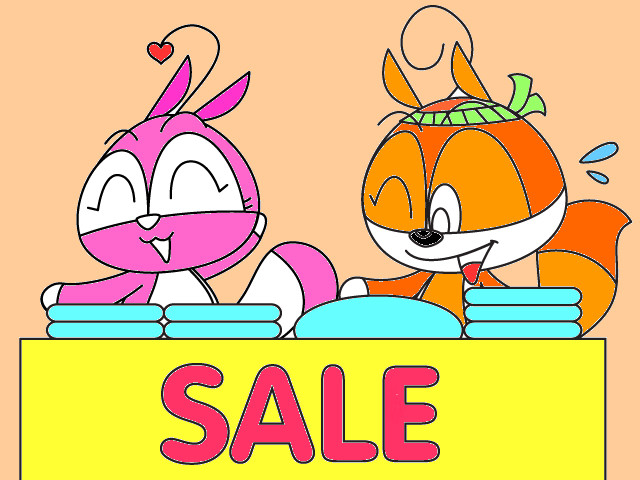 hoa-si-nhi/xem-tranh/79754/Giam-gia-bat-ngo-Sale.html
