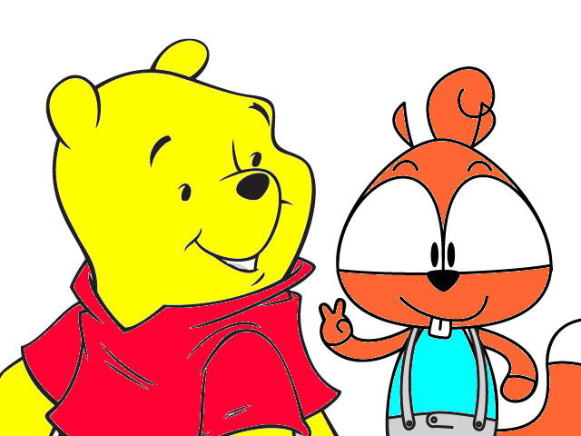 hoa-si-nhi/xem-tranh/80029/Soc-nhi-va-Pooh.html