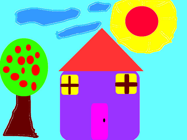 hoa-si-nhi/xem-tranh/80378/ngoi-nha-cua-em.html