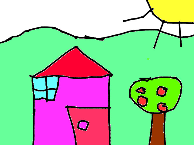 hoa-si-nhi/xem-tranh/80958/ngoinhaduoinui.html