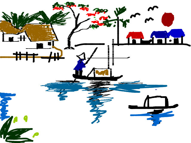 hoa-si-nhi/xem-tranh/81444/que-huong.html