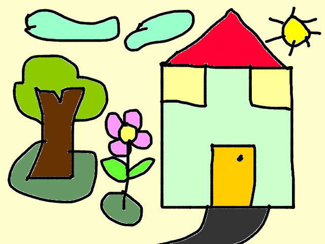 hoa-si-nhi/xem-tranh/81812/ngoi-nha-cua-em.html