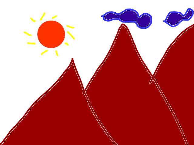 hoa-si-nhi/xem-tranh/81916/BINH-MINH-TREN-DINH-NUI.html