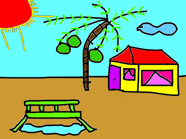 hoa-si-nhi/xem-tranh/8335/Ngoi-nha-va-cau-tre.html