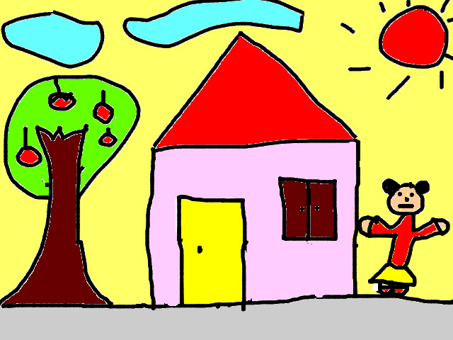 hoa-si-nhi/xem-tranh/83665/Ngoi-nha-cua-be.html