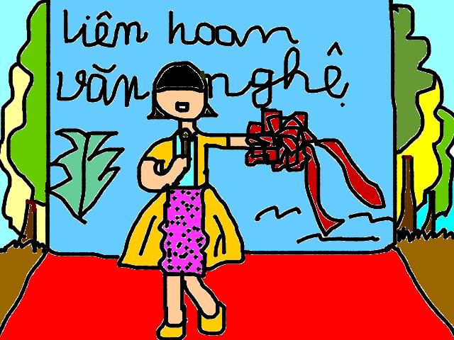 hoa-si-nhi/xem-tranh/84074/Buoi-lien-hoan-van-nghe.html