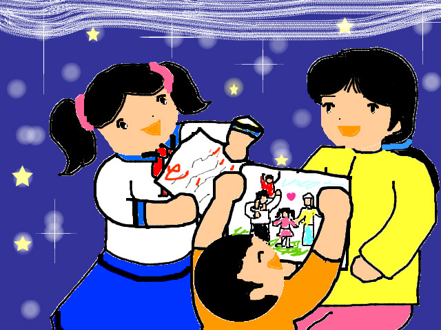 hoa-si-nhi/xem-tranh/84112/mon-qua-tang-me.html