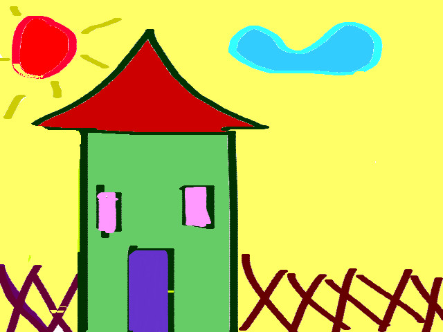 hoa-si-nhi/xem-tranh/84238/mai-nha-than-thuong.html
