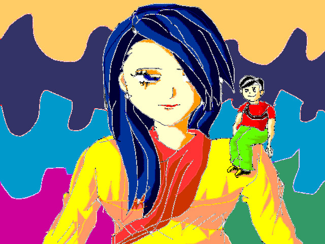 hoa-si-nhi/xem-tranh/84334/Me-than-yeu.html