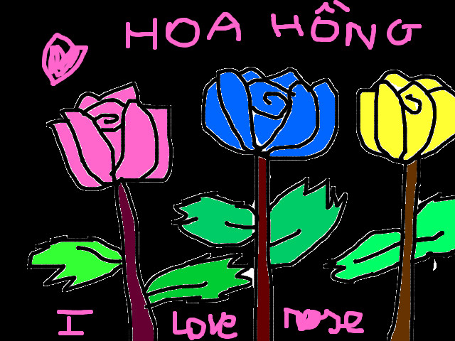 hoa-si-nhi/xem-tranh/84385/hoa-hong-xinh-dep.html
