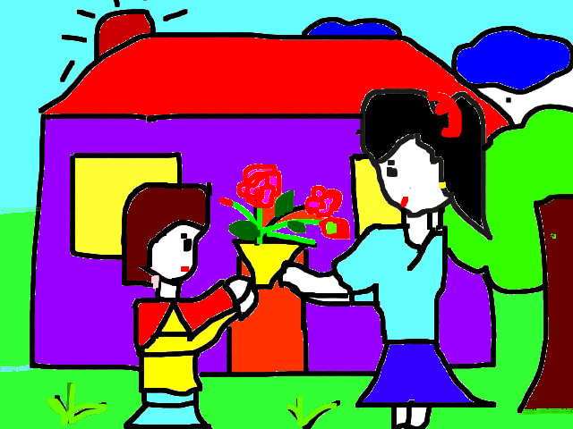 hoa-si-nhi/xem-tranh/87803/em-tam-me-ho-hong.html
