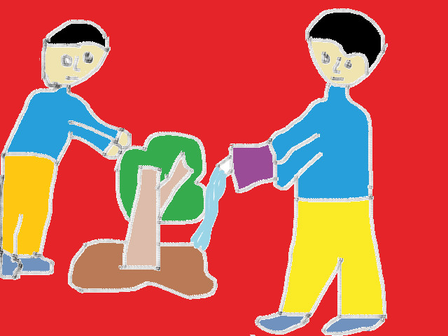 hoa-si-nhi/xem-tranh/88085/cay-xanh.html