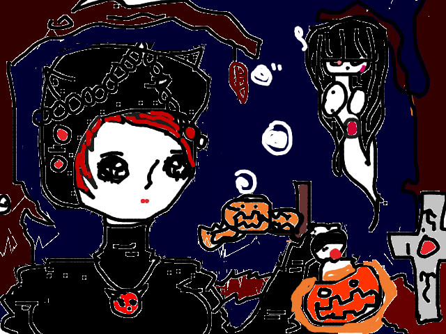 hoa-si-nhi/xem-tranh/88987/helloween.html