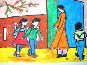 hoa-si-nhi/xem-tranh/89687/nho-on-thay-co.html