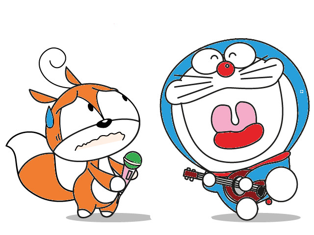 hoa-si-nhi/xem-tranh/90622/be-yeu-doraemon.html