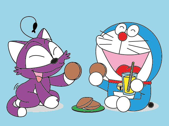 hoa-si-nhi/xem-tranh/92091/meo-meo-dai-doraemon-banh-ran-2-mieng-con-lai-de-cho-co-thay.html